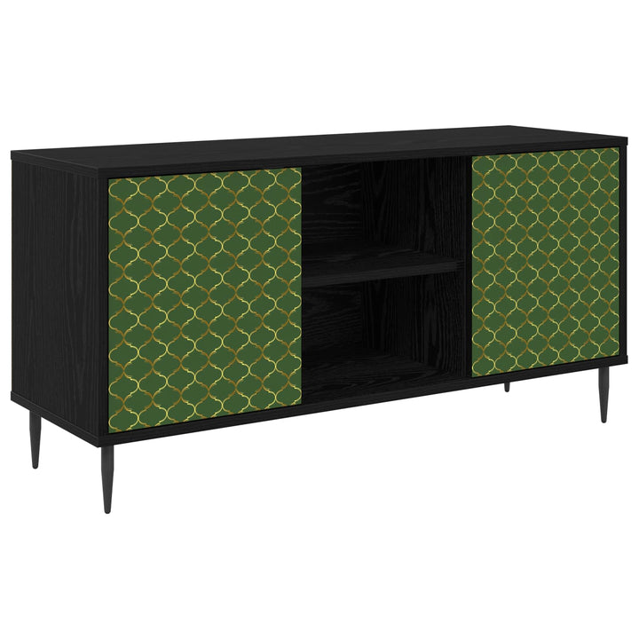 TV-skab GELEEN 102 x 33 x 51 cm Sort eg Konstrueret træ