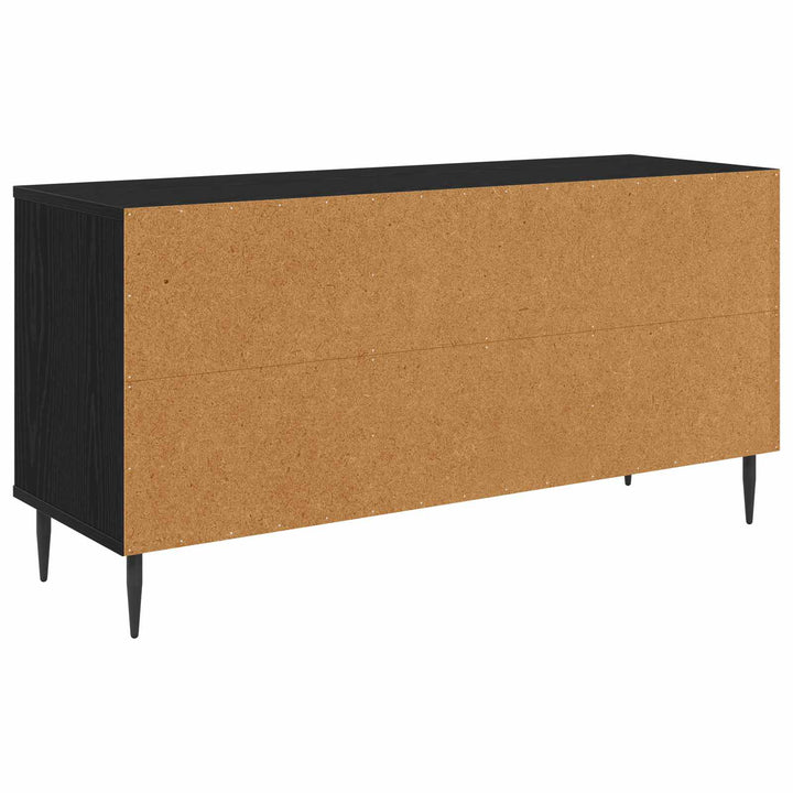 TV-skab WIJHE 102 x 33 x 51 cm Sort eg Konstrueret træ
