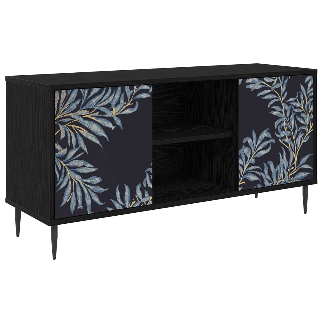 TV-skab DOKKUM 102 x 33 x 51 cm Sort eg Konstrueret træ