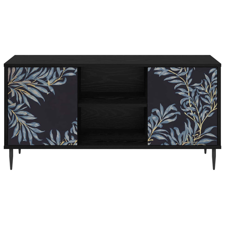 TV-skab DOKKUM 102 x 33 x 51 cm Sort eg Konstrueret træ