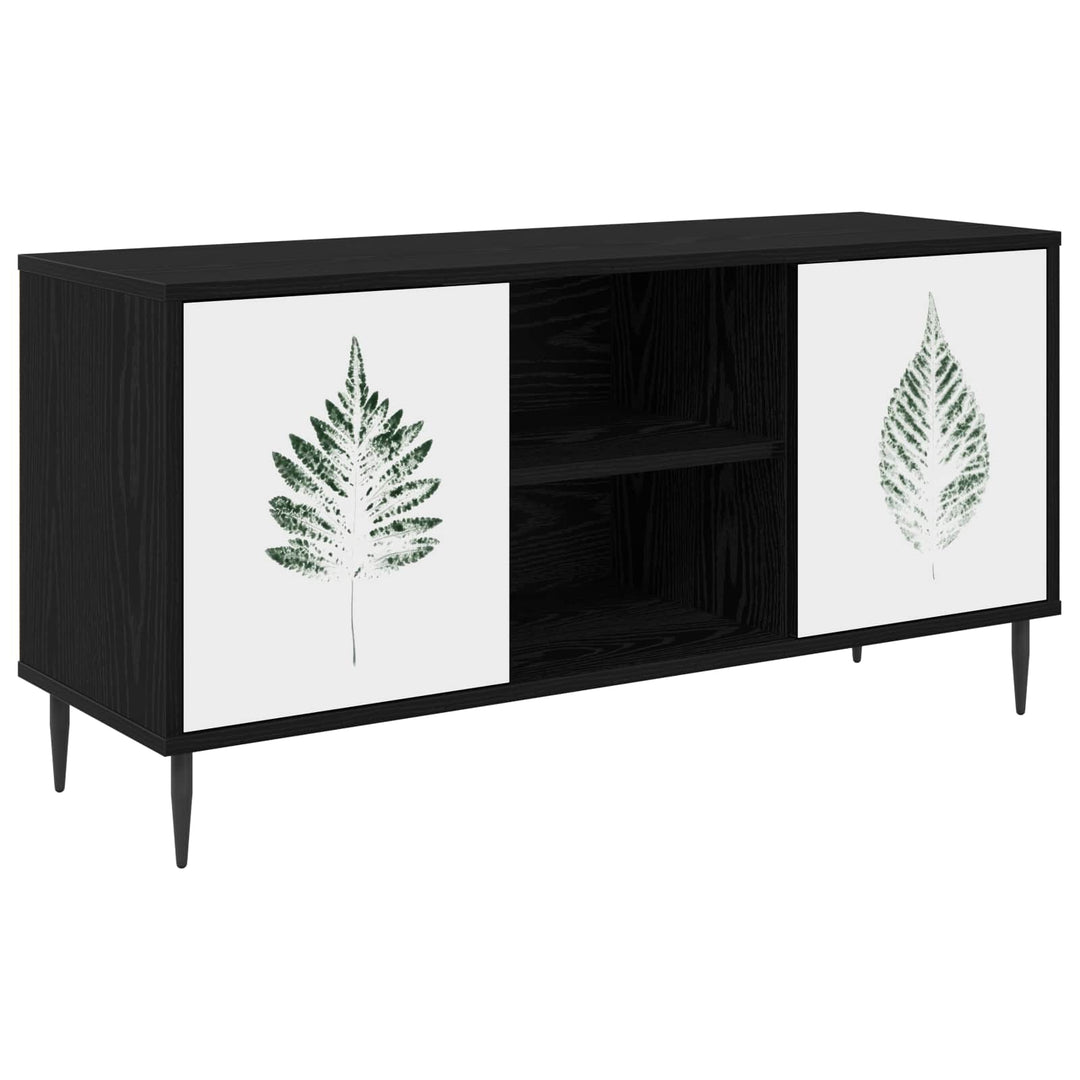TV-skab HANAU 102 x 33 x 51 cm Sort eg Konstrueret træ