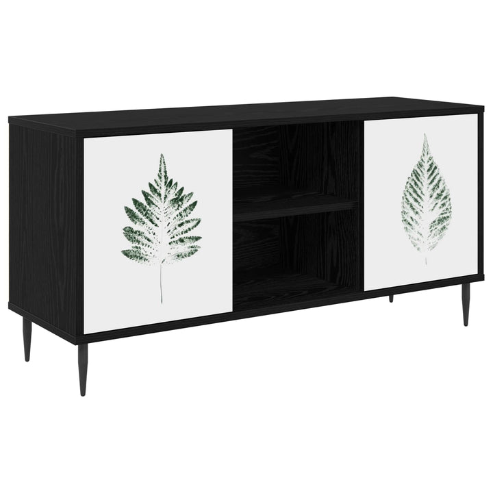 TV-skab HANAU 102 x 33 x 51 cm Sort eg Konstrueret træ