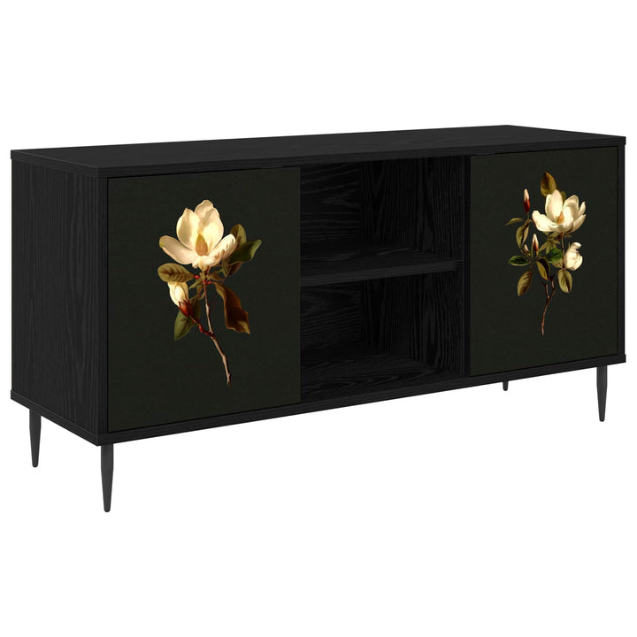 TV-skab BREMEN 102 x 33 x 51 cm Sort eg Konstrueret træ