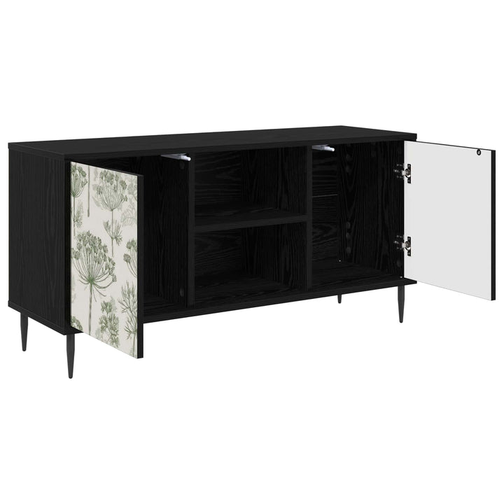 TV-skab GOTHA 102 x 33 x 51 cm Sort eg Konstrueret træ