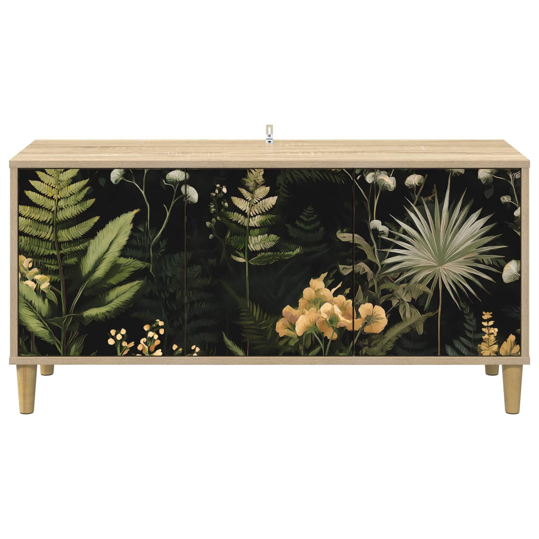 TV-skab RHENEN 102 x 33 x 50 cm Sonoma-eg Konstrueret træ