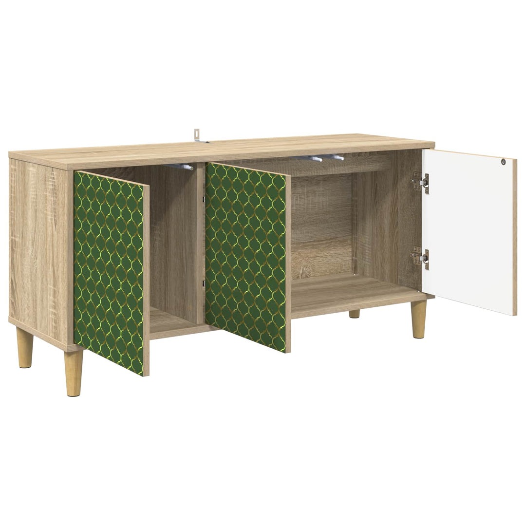 TV-skab GELEEN 102 x 33 x 50 cm Sonoma-eg Konstrueret træ