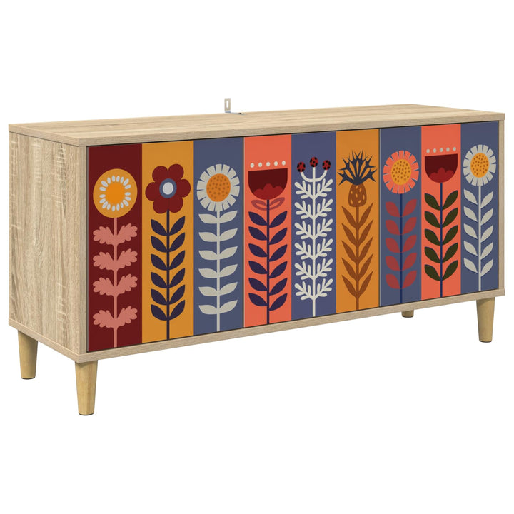 TV-skab ESSEN 102 x 33 x 50 cm Sonoma-eg Konstrueret træ