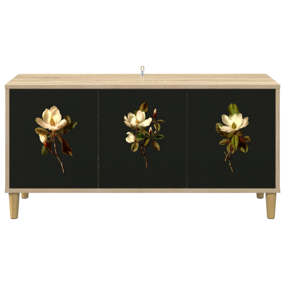 TV-skab BREMEN 102 x 33 x 50 cm Sonoma-eg Konstrueret træ
