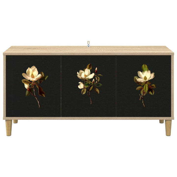 TV-skab BREMEN 102 x 33 x 50 cm Sonoma-eg Konstrueret træ