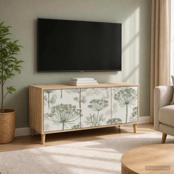 TV-skab GOTHA 102 x 33 x 50 cm Sonoma-eg Konstrueret træ