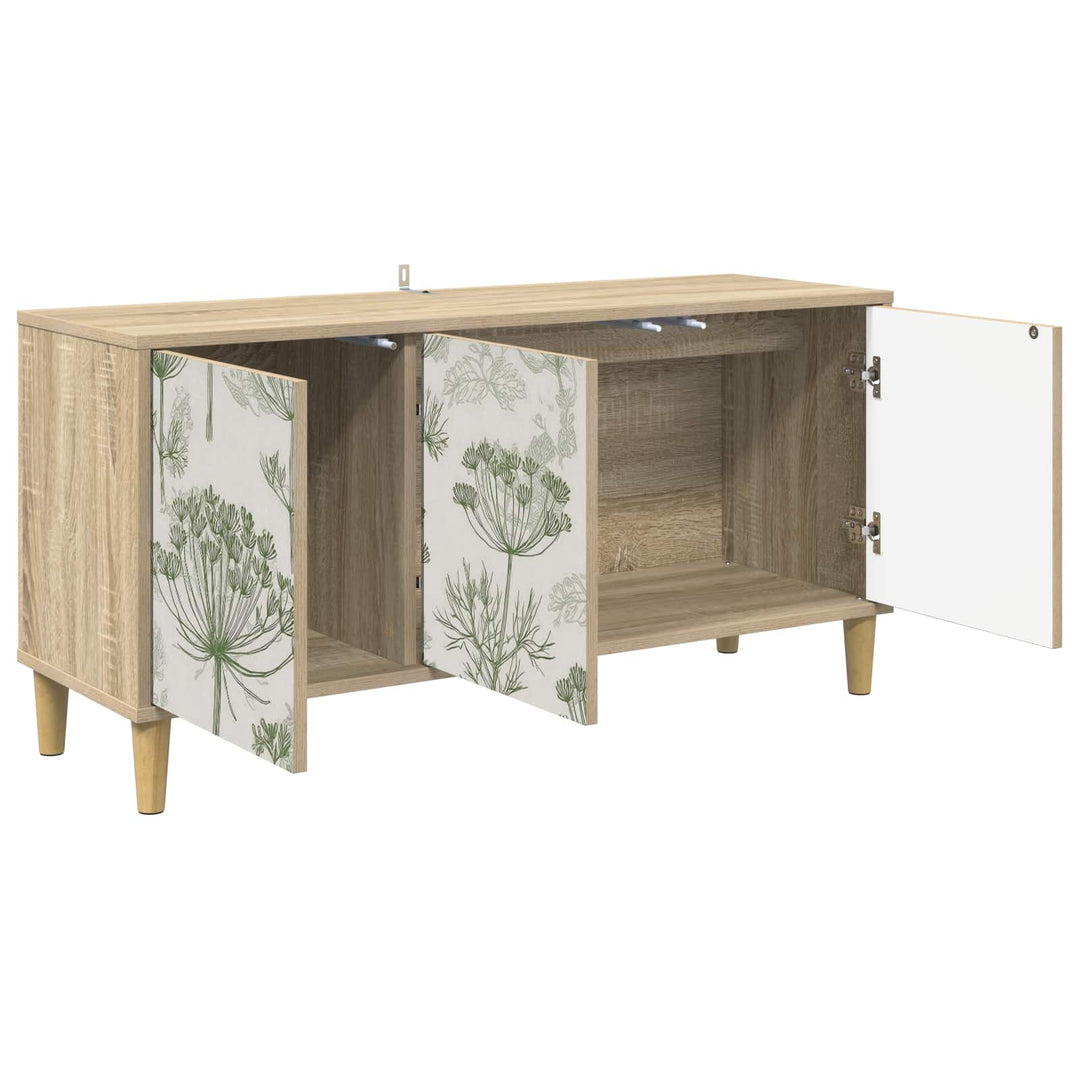 TV-skab GOTHA 102 x 33 x 50 cm Sonoma-eg Konstrueret træ