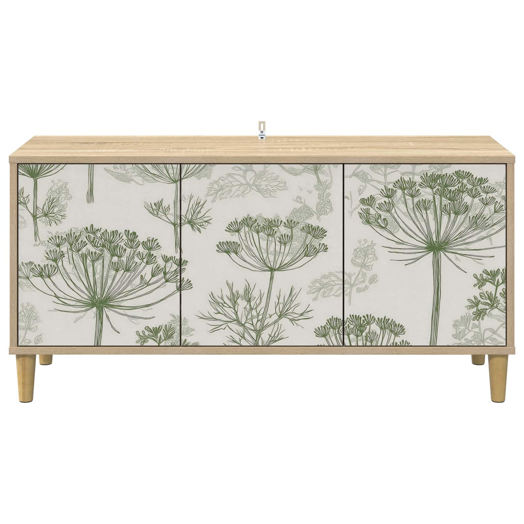 TV-skab GOTHA 102 x 33 x 50 cm Sonoma-eg Konstrueret træ