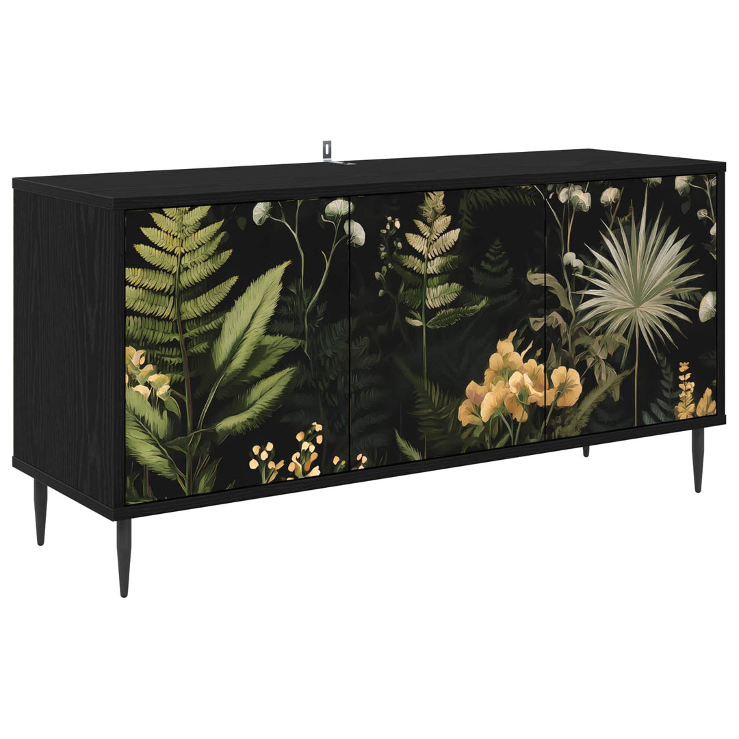 TV-skab RHENEN 102 x 33 x 51 cm Sort eg Konstrueret træ