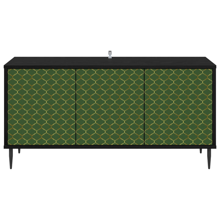 TV-skab GELEEN 102 x 33 x 51 cm Sort eg Konstrueret træ