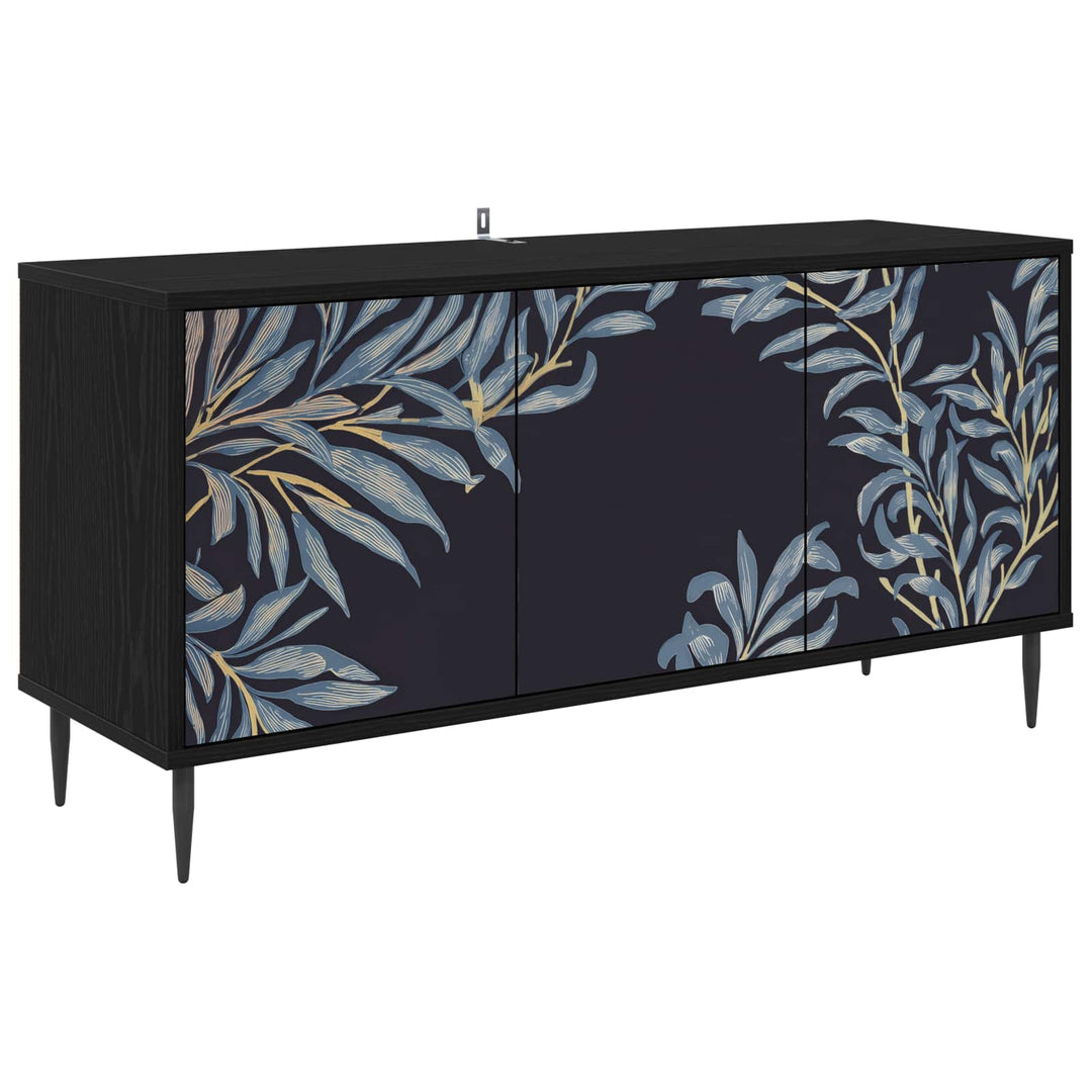 TV-skab DOKKUM 102 x 33 x 51 cm Sort eg Konstrueret træ