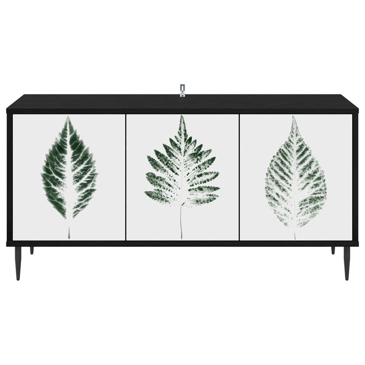 TV-skab HANAU 102 x 33 x 51 cm Sort eg Konstrueret træ