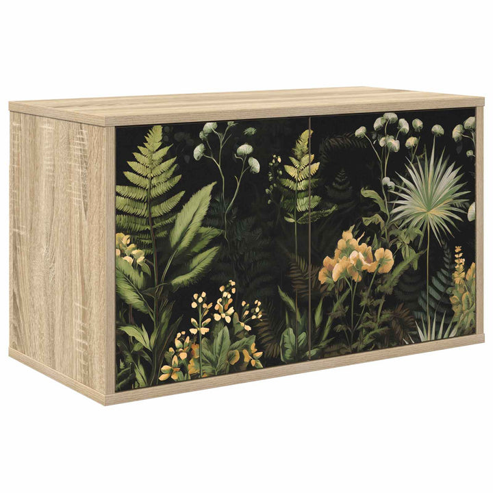 Væghængt TV Skab RHENEN 69 x 33 x 40 cm Sonoma-eg