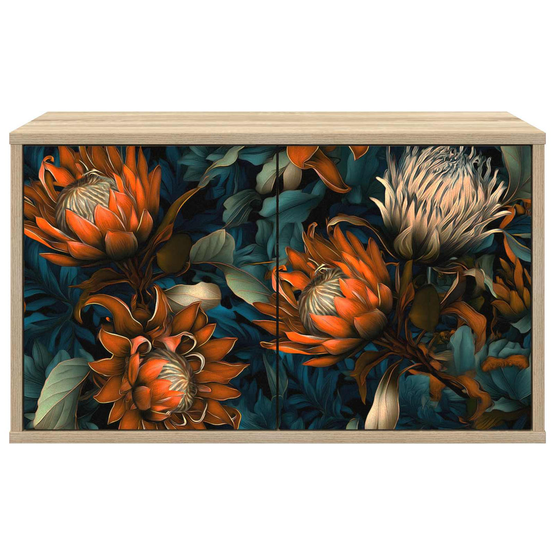 Væghængt TV Skab LOCHEM 69 x 33 x 40 cm Sonoma-eg