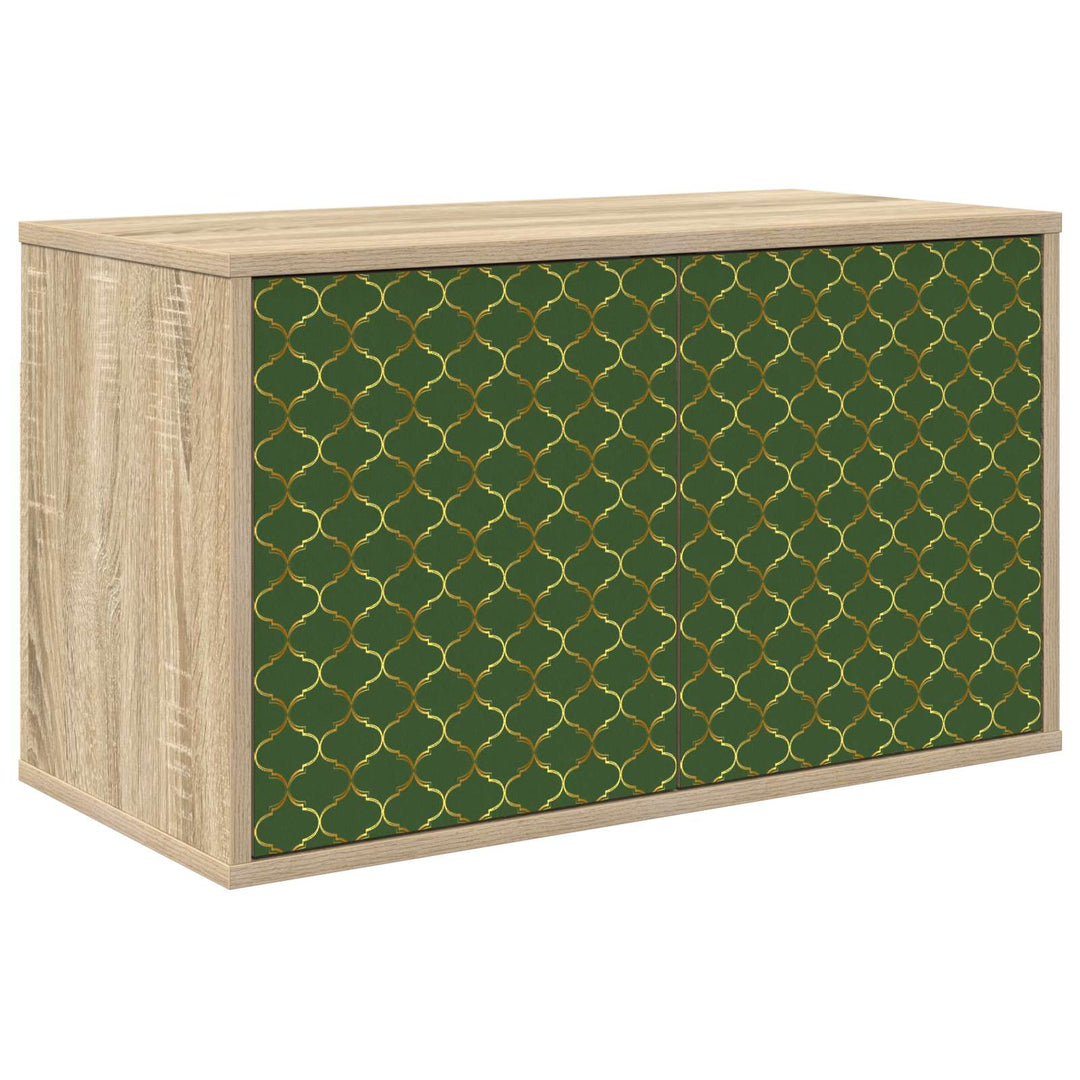Væghængt TV Skab GELEEN 69 x 33 x 40 cm Sonoma-eg