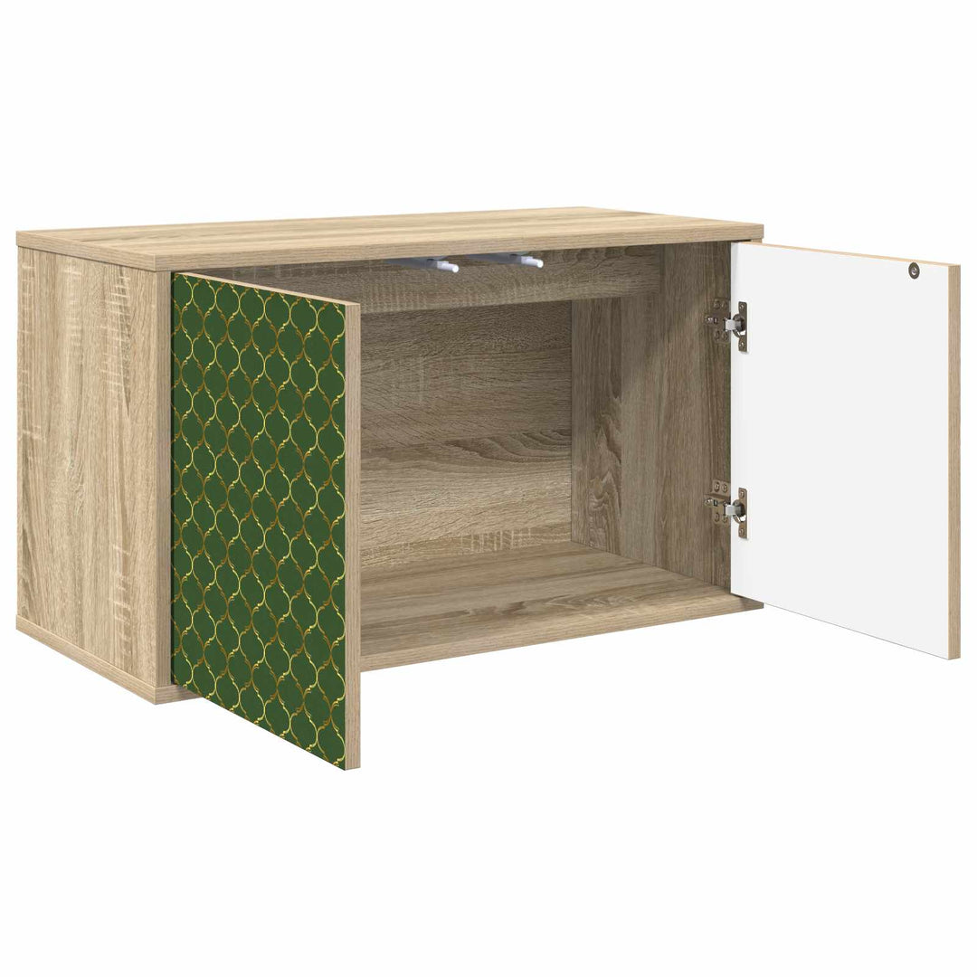 Væghængt TV Skab GELEEN 69 x 33 x 40 cm Sonoma-eg