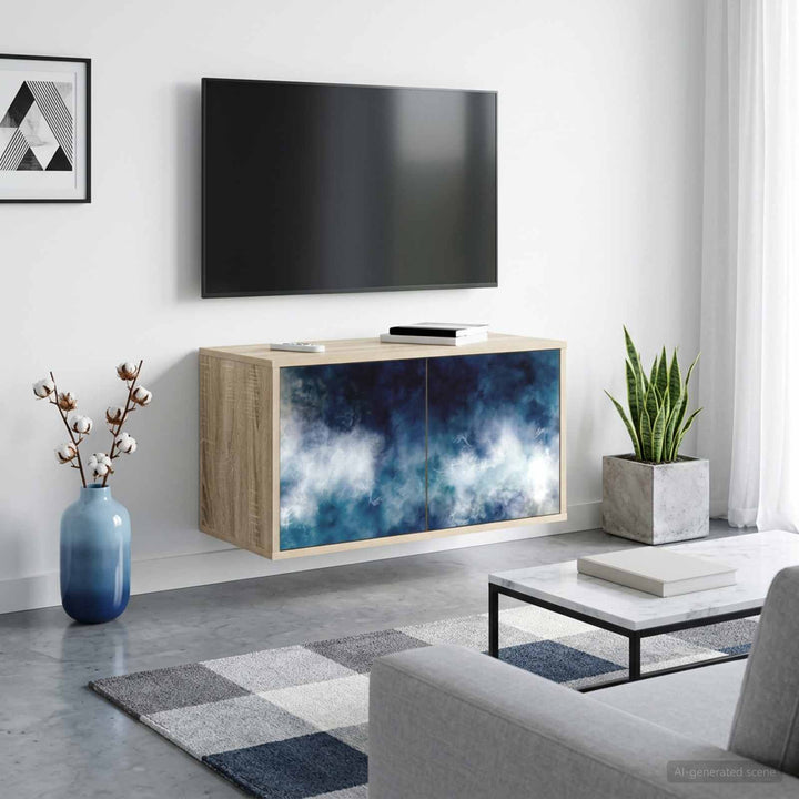 Væghængt TV Skab RAALTE 69 x 33 x 40 cm Sonoma-eg