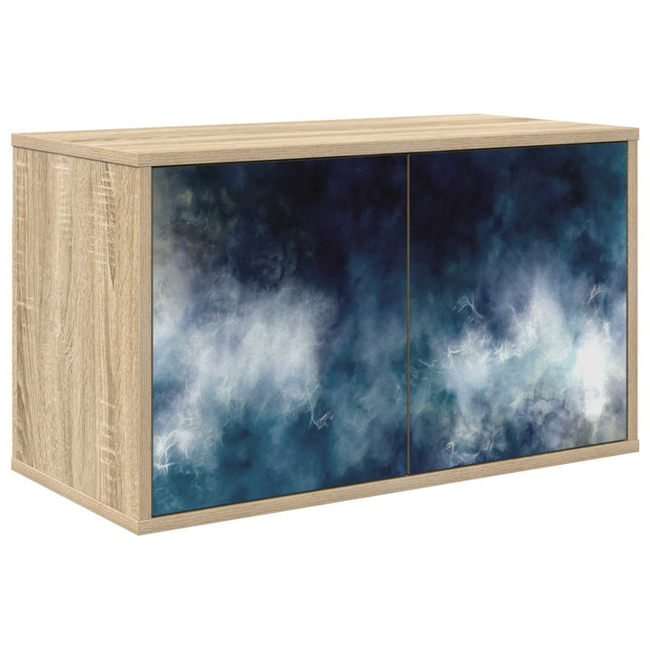 Væghængt TV Skab RAALTE 69 x 33 x 40 cm Sonoma-eg