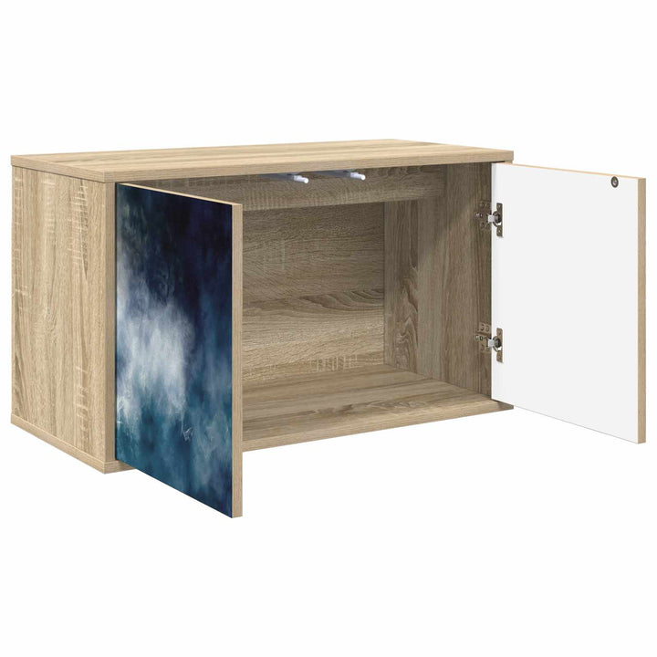 Væghængt TV Skab RAALTE 69 x 33 x 40 cm Sonoma-eg