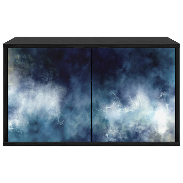 Væghængt TV Skab RAALTE 69 x 33 x 40 cm Sort eg Konstrueret træ