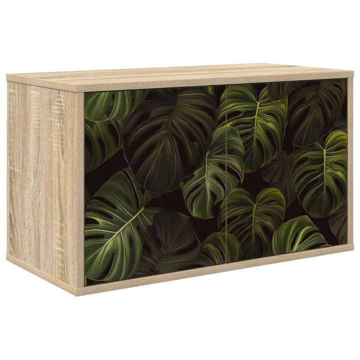 Væghængt TV Skab ELBURG 69 x 33 x 40 cm Sonoma-eg