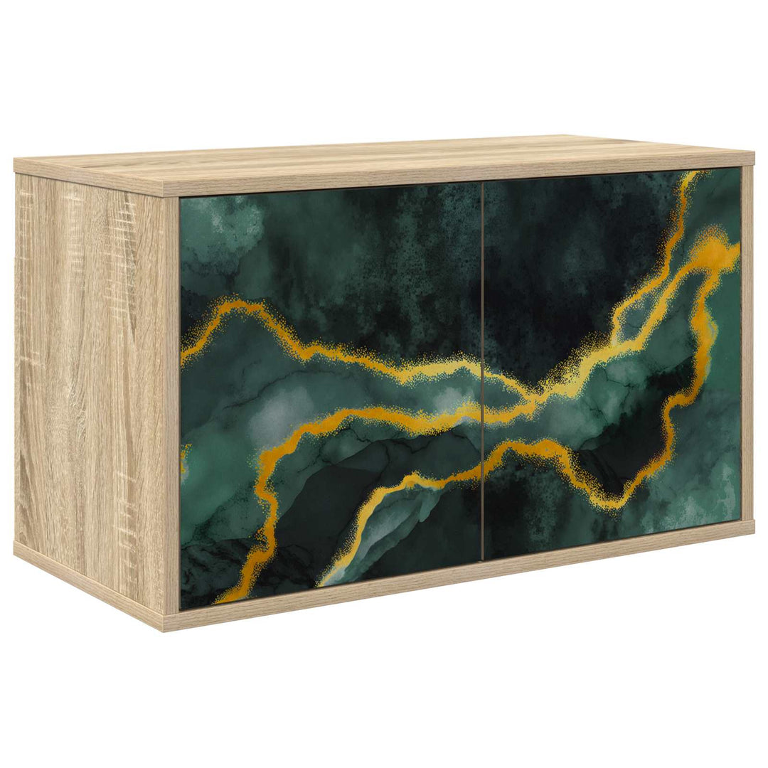 Væghængt TV Skab WIJHE 69 x 33 x 40 cm Sonoma-eg