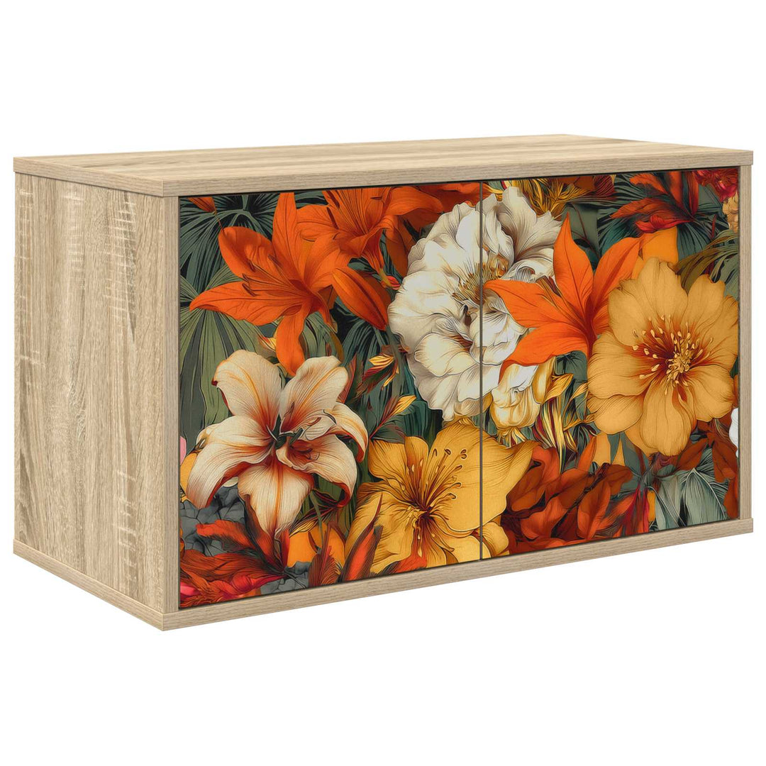 Væghængt TV Skab GENNEP 69 x 33 x 40 cm Sonoma-eg