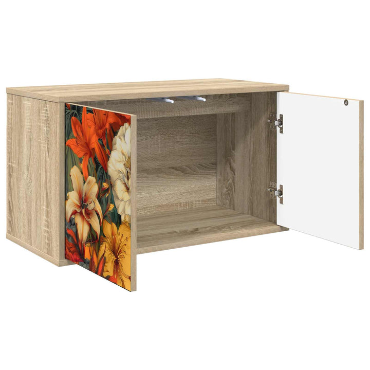 Væghængt TV Skab GENNEP 69 x 33 x 40 cm Sonoma-eg