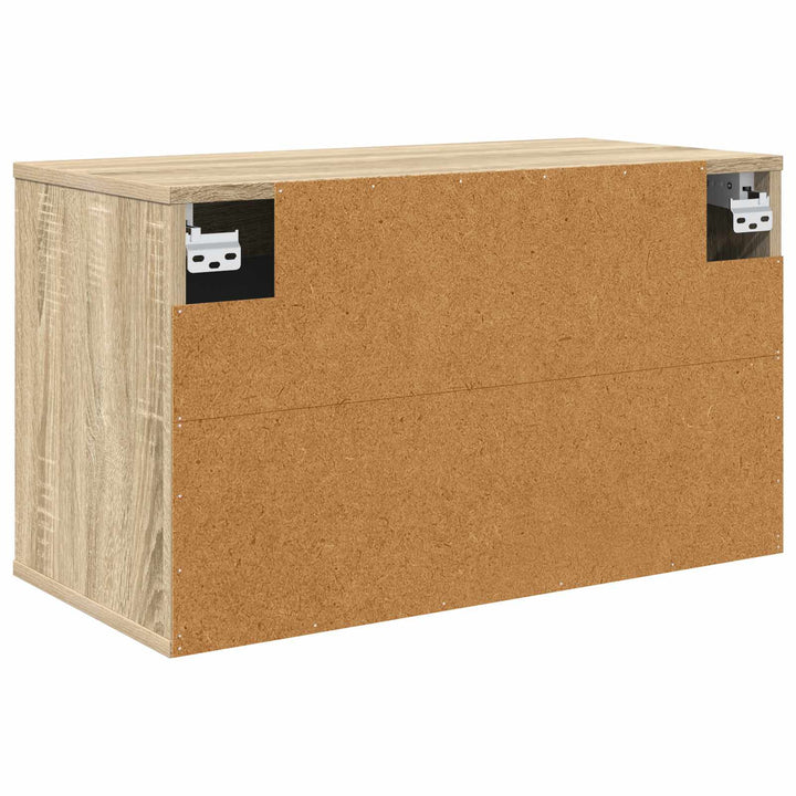 Væghængt TV Skab BORNE 69 x 33 x 40 cm Sonoma-eg