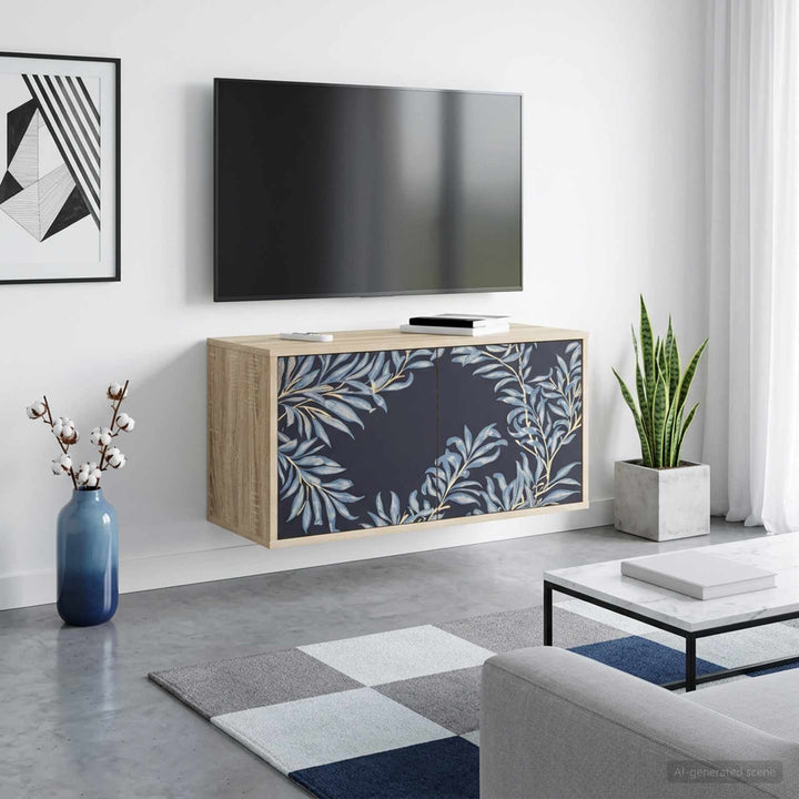 Væghængt TV Skab DOKKUM 69 x 33 x 40 cm Sonoma-eg
