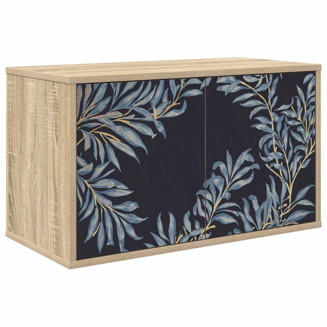 Væghængt TV Skab DOKKUM 69 x 33 x 40 cm Sonoma-eg