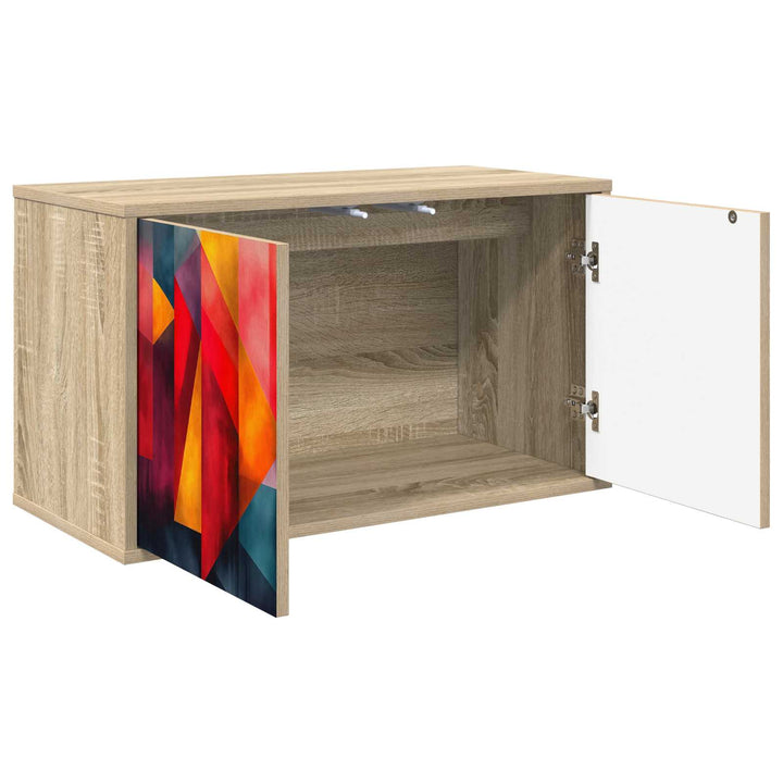 Væghængt TV Skab HEESCH 69 x 33 x 40 cm Sonoma-eg