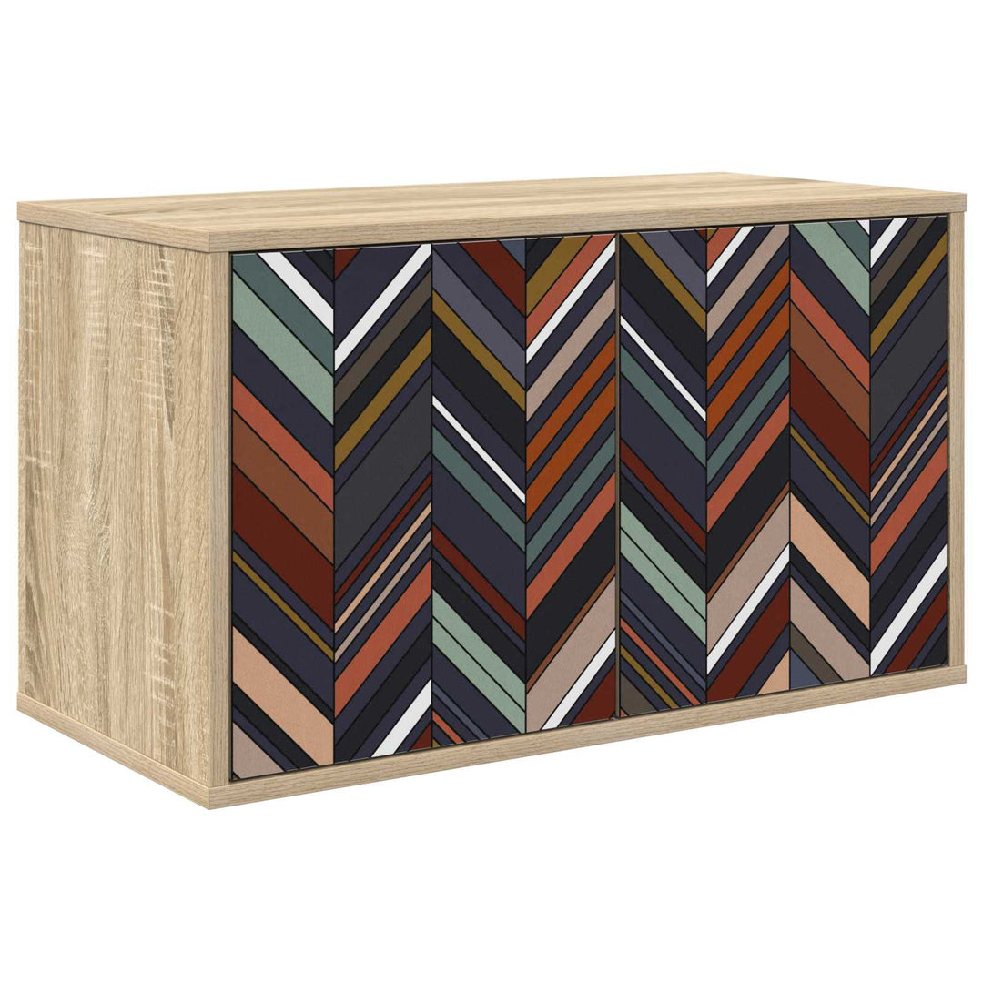 Væghængt TV Skab OMMEN 69 x 33 x 40 cm Sonoma-eg