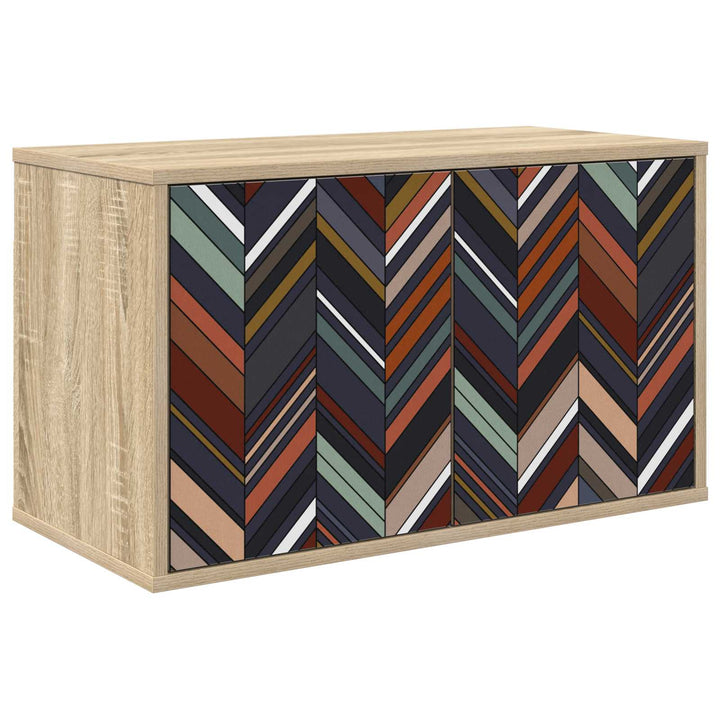 Væghængt TV Skab OMMEN 69 x 33 x 40 cm Sonoma-eg