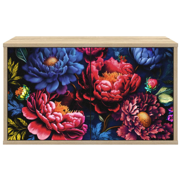 Væghængt TV Skab KIEL 69 x 33 x 40 cm Sonoma-eg Konstrueret træ