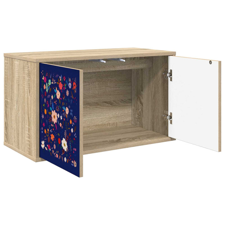 Væghængt TV Skab MAINZ 69 x 33 x 40 cm Sonoma-eg