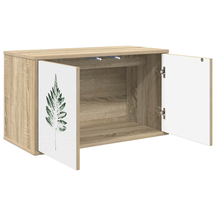 Væghængt TV Skab HANAU 69 x 33 x 40 cm Sonoma-eg