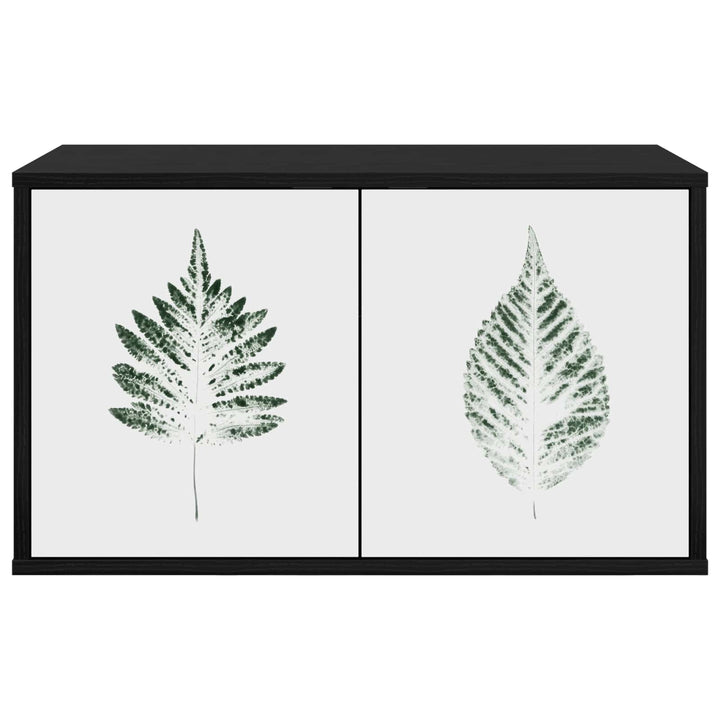 Væghængt TV Skab HANAU 69 x 33 x 40 cm Sort eg Konstrueret træ