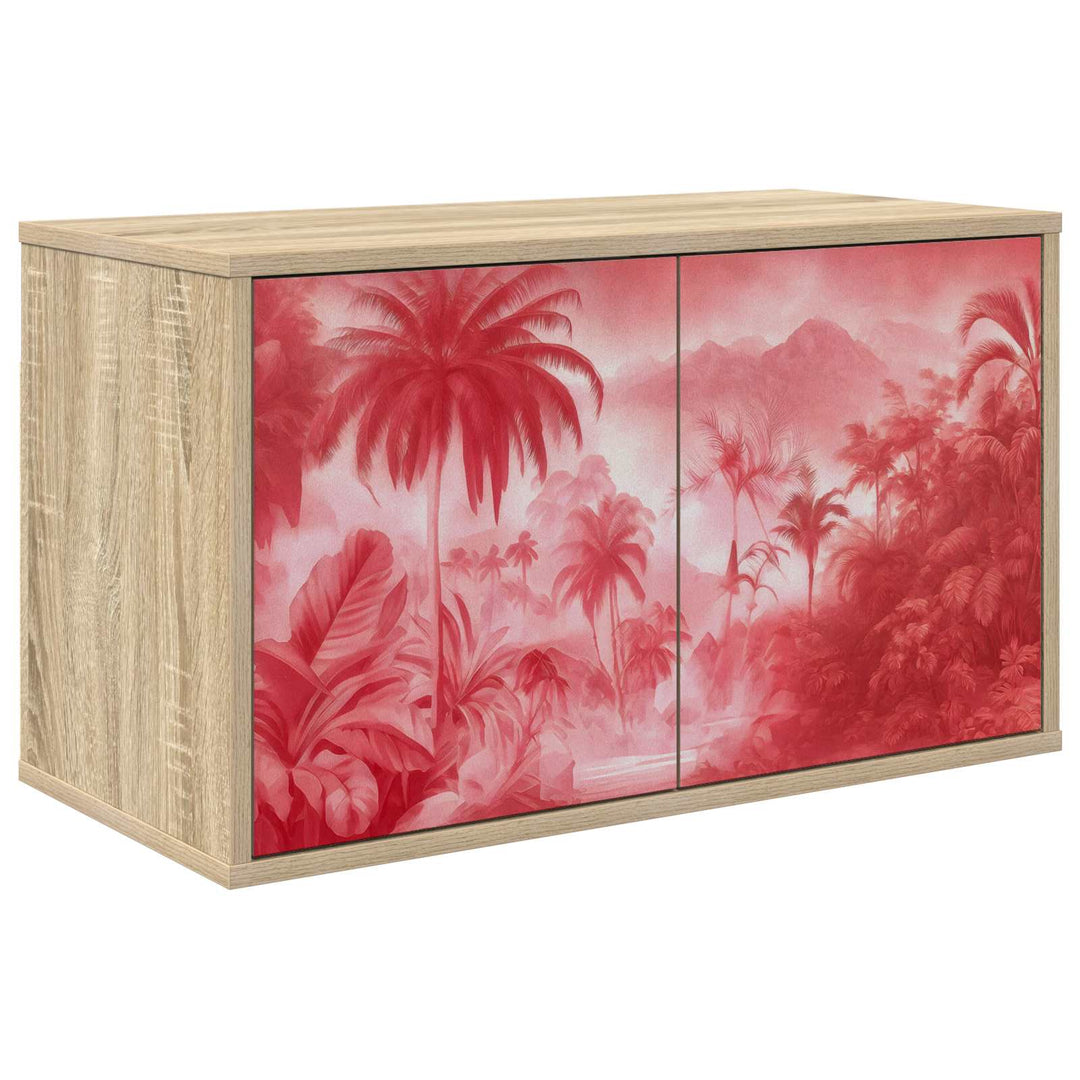 Væghængt TV Skab AACHEN 69 x 33 x 40 cm Sonoma-eg