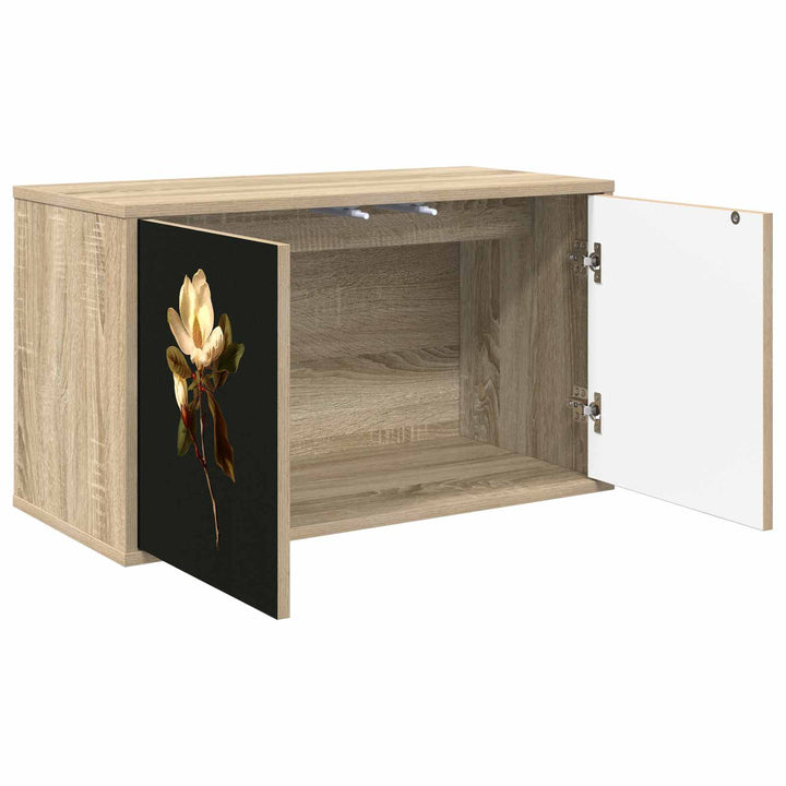 Væghængt TV Skab BREMEN 69 x 33 x 40 cm Sonoma-eg