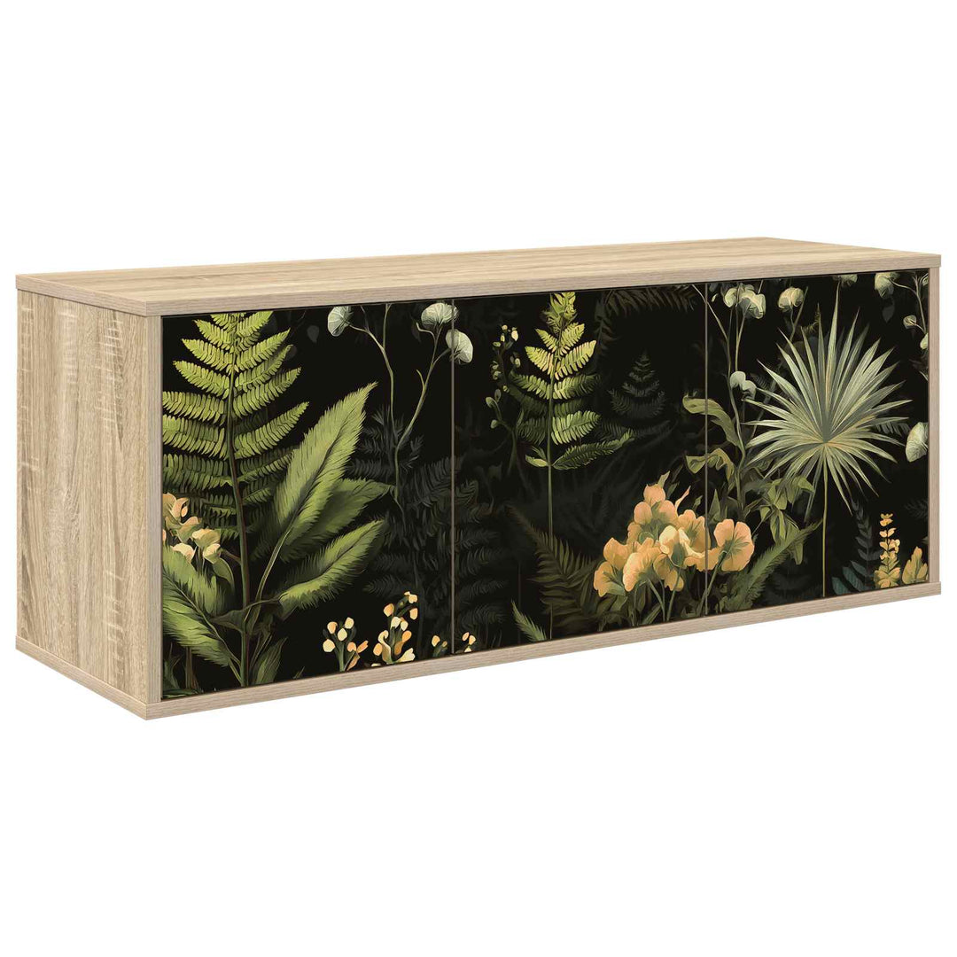 Væghængt TV Skab RHENEN 102 x 33 x 40 cm Sonoma-eg
