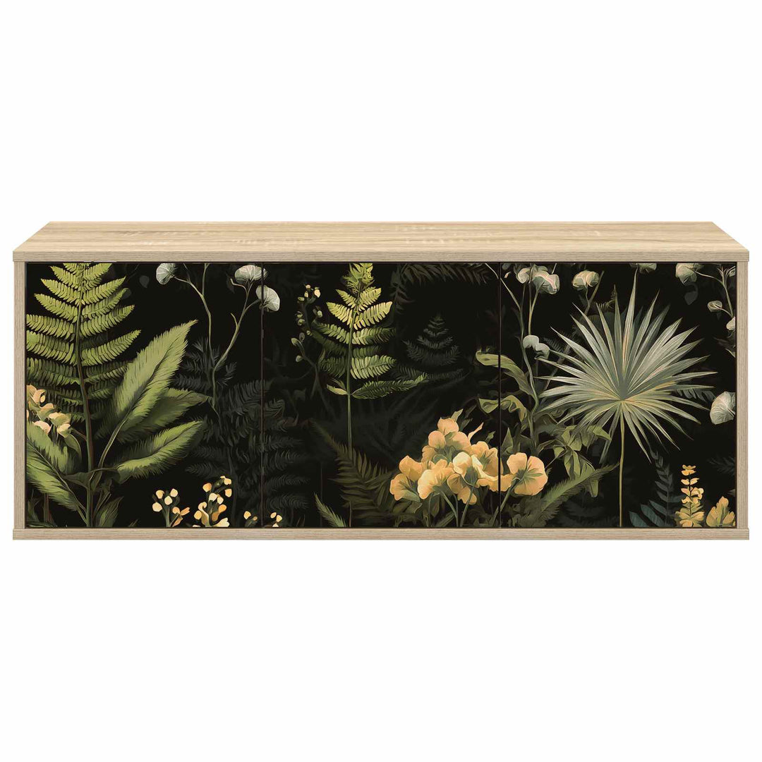 Væghængt TV Skab RHENEN 102 x 33 x 40 cm Sonoma-eg