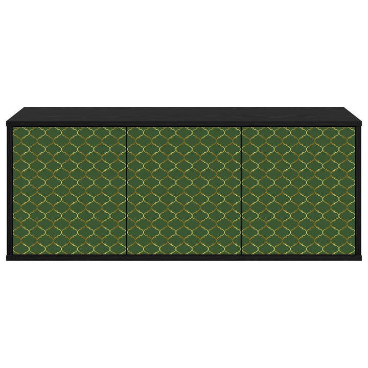 Væghængt TV Skab GELEEN 102 x 33 x 40 cm Sort eg