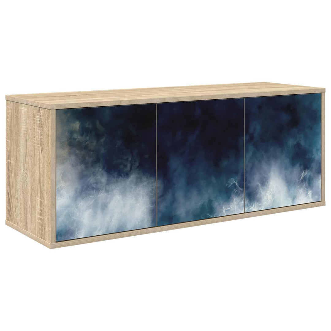 Væghængt TV Skab RAALTE 102 x 33 x 40 cm Sonoma-eg