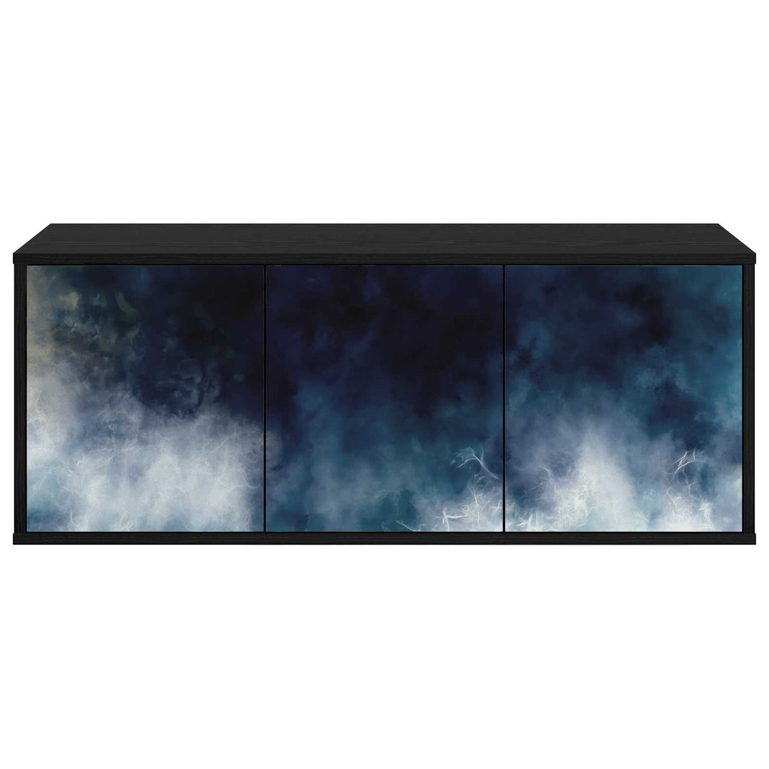 Væghængt TV Skab RAALTE 102 x 33 x 40 cm Sort eg