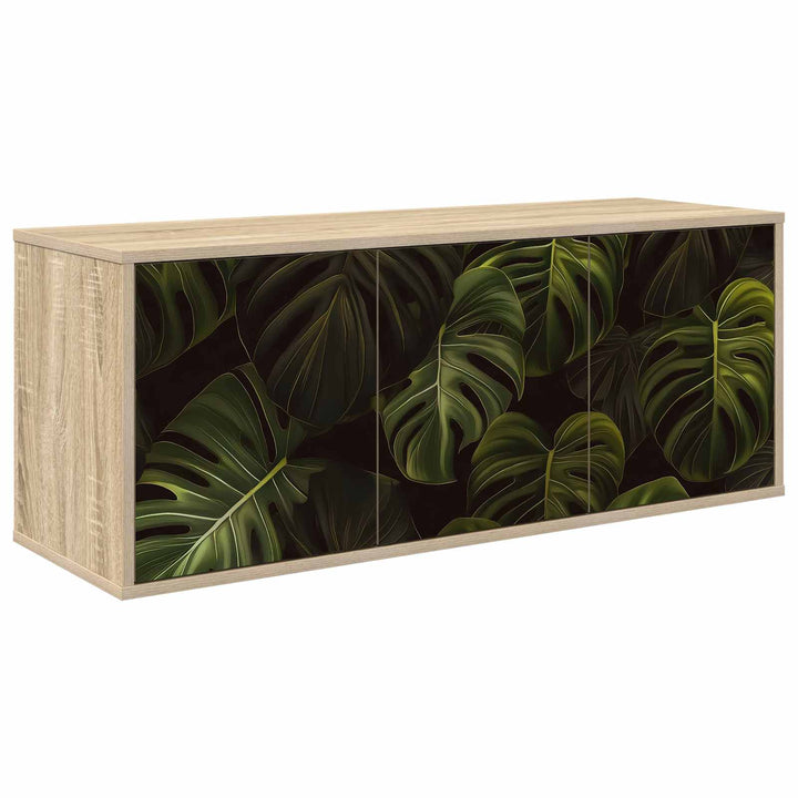 Væghængt TV Skab ELBURG 102 x 33 x 40 cm Sonoma-eg